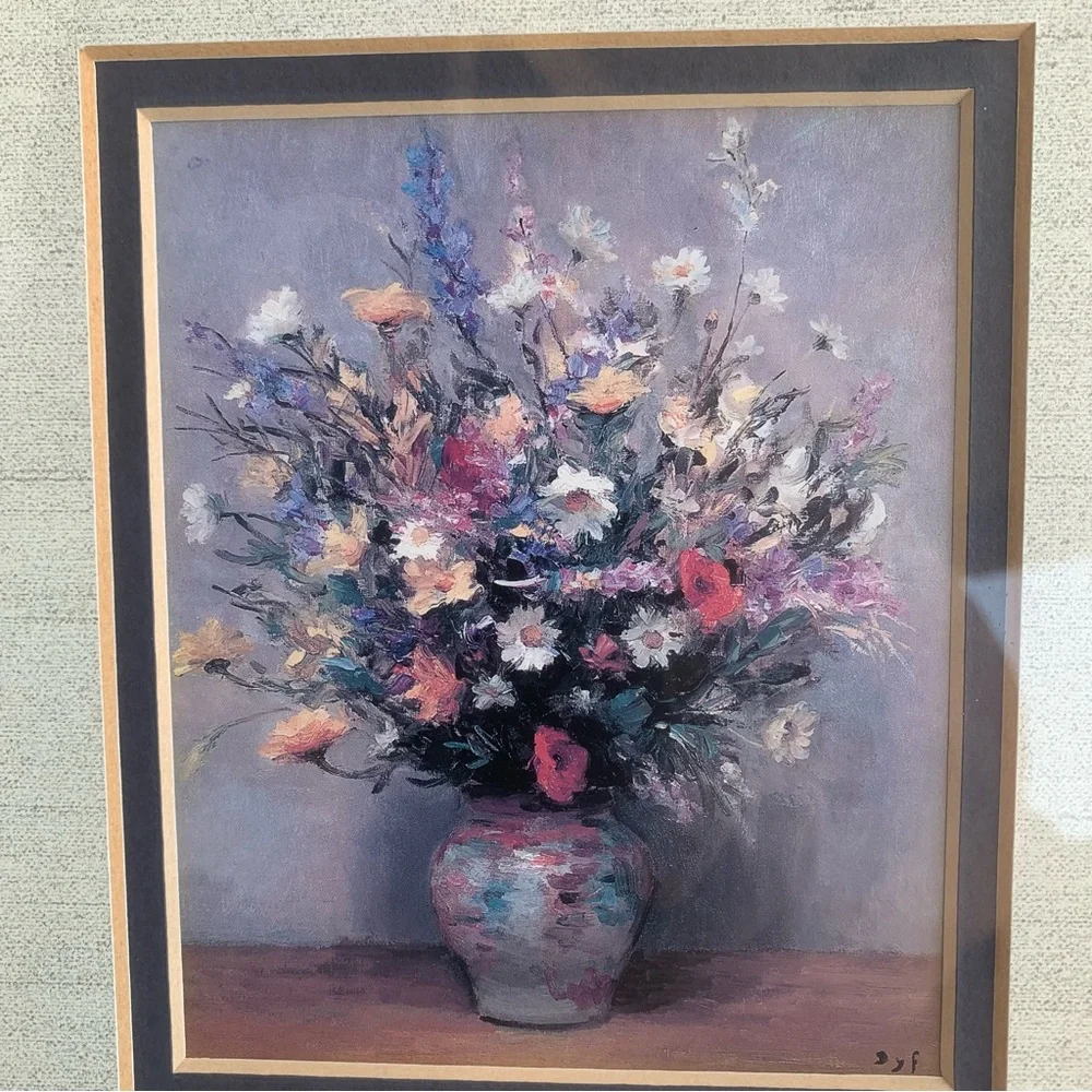 Reprint of “Beautiful Vase of Flowers” France